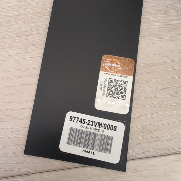 Harley Davidson Bar & Shield Fitted Hat Ensign Blue 97745-23VM S8ze 7-1/8" New - Picture 5 of 8